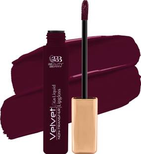 Beauty Berry Velvet Waterproof, Non Transfer Long Lasting Matte Liquid Lipstick for Women