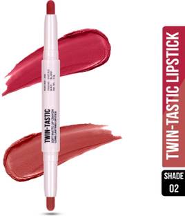 Shryoan Twin-Tastic Soft Lip Crayon| Matte Finish, Waterproof & Long-Lasting Lipstick