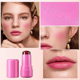 CATERINACHIARA Water Jelly Tint Stick, Sheer Lip & Cheek Stain Finish Blush