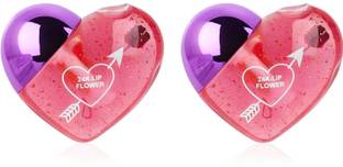 BLUSHIS SOFT AND PRETTY LIPS FOR HEART SHAPE LIP GLOSS COMBO OF 2