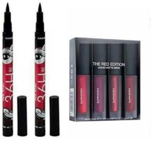 rodril Red matte mini with 2 pieces eyeliner