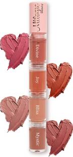 Milagro Beauty Quad Squad Liquid Matte Lipstick Hydrating Long Lasting Smudge-proof Lip Color