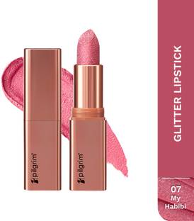 Pilgrim Glitter Lipstick Luxurious 3-D Glitter Formula With Matte Finish