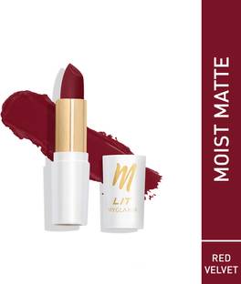 MyGlamm LIT Moist Matte Lipstick, Red Velvet