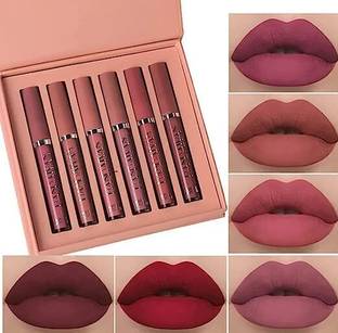 MISS ROSE lipstick set 6- piece (shade A)
