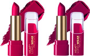 MILAP LONG WEAR Matte Lipstick, Highly Pigmented Lipsticks for Women Pack of 2