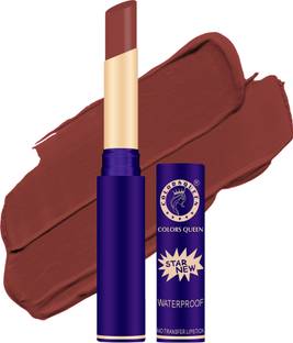 COLORS QUEEN Non Transfer Matte Lipstick ( Brown )