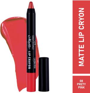 Half N Half Matte Lip Crayon Velvet Soft|Long Lasting|Non-Transfer|24h Super Stay