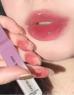 Arcanuy Korean Lip Gloss Moisturizing Natural Lip Tint, Multi-Use Lip And Cheek Tint