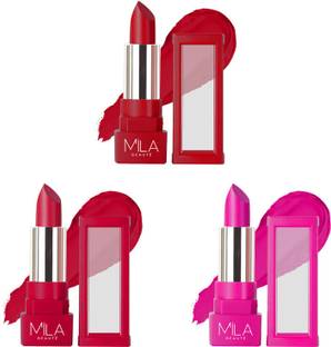 mila beaute Matte Lipstick Combo Set | Highly Pigmented & Lightweight Formula | Matte Finish