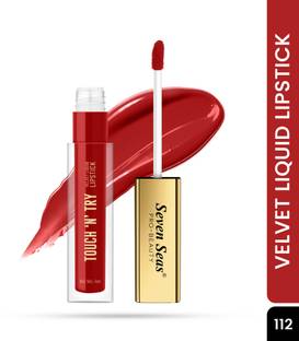 Seven Seas TOUCH 'N' TRY Velvet Liquid Lipstick | Non-Transfer Long Lasting Liquid Lipstick