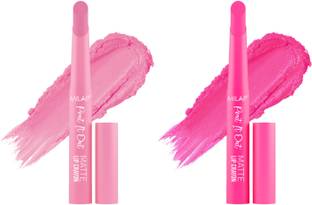 MILAP Pout It Out Lip Crayon Long lasting wear|With Jojoba & Avocado Oil|2 pc| 6,13