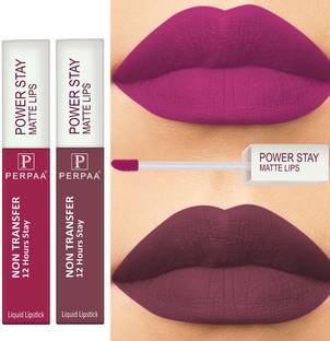 Perpaa Non Transfer Smudge Proof Longlasting Sensational Liquid Matte Lipstick