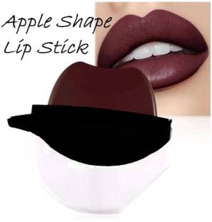 Dexklut Lip Shape Apple Lipstick in Dark Maroon Shade