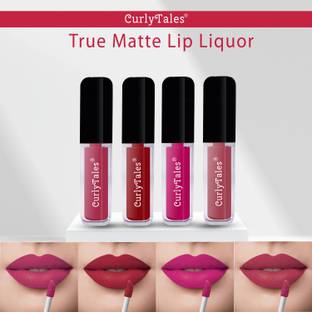 CurlyTales Floaty and Matte Royal Feel Liquid Matte Lipstick Smooth Formulation #CTL0404