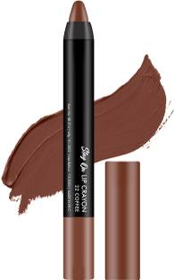 SWISS BEAUTY Non Transfer Matte Crayon Lipstick | Waterproof & Smudgeproof| -