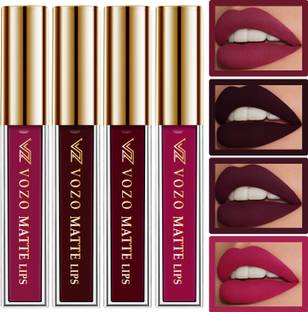 VOZO Vibrant Matte Liquid Lipstick - Long-Lasting & Smudge-Proof Combo Set-2