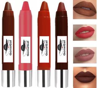 Gonegal Crayon Lipstick Long Lasting Smooth Texture Pencil Lipstick