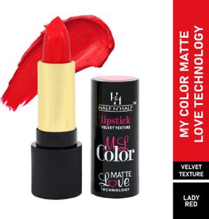 Half N Half Velvet Matte Lipstick-01 Lady Red