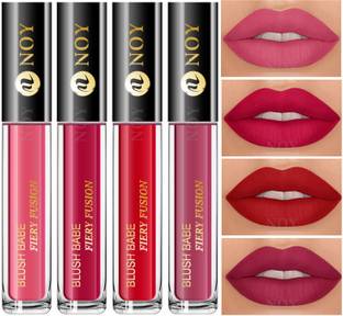 NOY Waterproof Liquid Lipstick Combo Lightweight Nude, Best For Daily Use For Girls