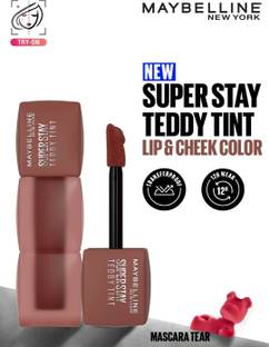 MAYBELLINE NEW YORK Superstay Teddy Tint - Lip and Cheek Color | Mascara Tear