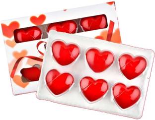LOVE HUDA Professional 6 Colors Mini Heart Shape Matte Velvet Cute Lipstick Set.