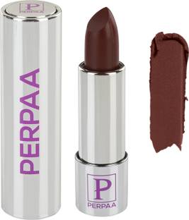Perpaa Long Lasting Highly Pigmented Lipstick Matte Finish, Dark Brown