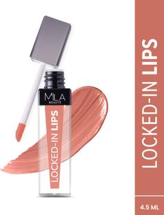 mila beaute Locked In Lips Liquid Lipstick 12 Hour Transfer Proof with Hyaluronic Acid Shade