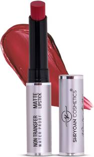 Shryoan Non Transfer 48 Hours Waterproof/Smudge Proof Lipstick - 5 Gms