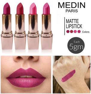 MEDIN Paris my look matte lipsticks cosmetics makeup combo set of 4