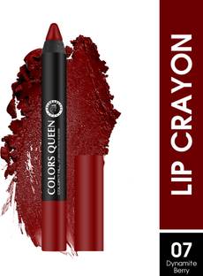 COLORS QUEEN Color It All Lightweight, Long Lasting Non Transfer Matte Crayon Lipstick