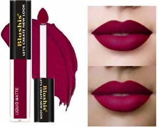 BLUSHIS Liquid lipstick matte waterproof & Longlasting