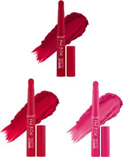 MILAP Pout It Out Lip Crayon Long lasting wear|With Jojoba & Avocado Oil|3 pc|5,11,19