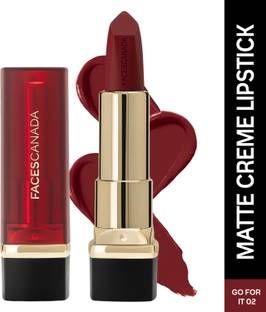 FACES CANADA Comfy Matte Creme Lipstick | Long Stay | Intense Color | One Stroke Application