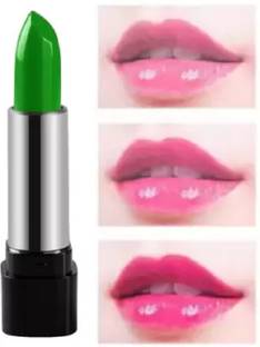 Emijun PERFECT AND MOISTURIZING COLOR CHANGE POP NATURAL GREEN COLOR CHANGE LIPSTICK