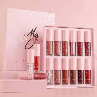 COSMISA HANDIYAN Liquid Matte Lipstick 12 pcs set Waterproof Long lasting