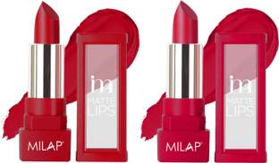 MILAP Long Stay Matte Lipstick Combo Set of 2