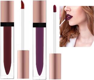 Arcanuy New combo Liquid Matte Long Lasting purple Lipstick