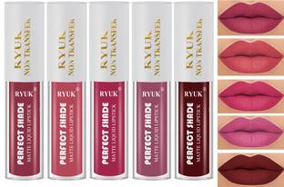 RYUK Matte To Last ! Transferproof Liquid Lipstick (Set-B)