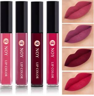 NOY Non Transfer Professionally Longlasting Liquid Lipstick Combo Set Of 4 #NL135