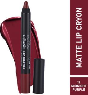 Half N Half Matte Lip Crayon Velvet Soft|Long Lasting|Non-Transfer|24h Super Stay