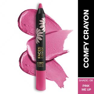 FACES CANADA Comfy Matte Lip Crayon| Creamy Texture | 8HR Long Stay| No Dryness