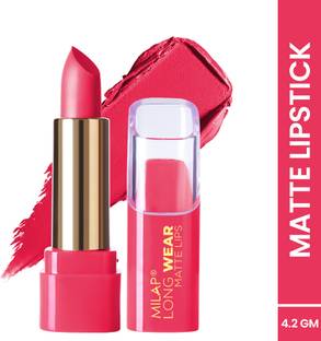 MILAP Long Wear Matte Lipstick Waterproof & Smudge Proof Non Transfer Long Stay