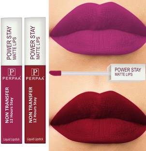 Perpaa Non Transfer Smudge Proof Longlasting Sensational Liquid Matte Lipstick