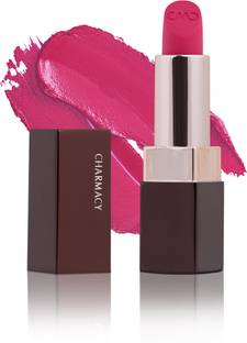 Charmacy Soft Satin Matte Lipstick (Fiery Rose)