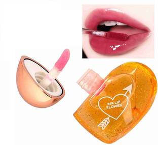 alku Heart Shape Waterproof Glossy Lip Tint For Women And Girls