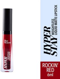 BLUE HEAVEN Hyperstay Liquid Matte Lipsticks |Transfer Proof