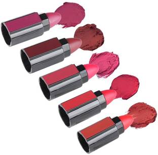 Rsentera 5 IN 1 TRUE COLORS LIPSTICK (MULTICOLOR, 7.5 g) RED EDITION.