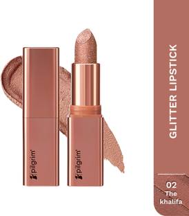 Pilgrim Glitter Lipstick Luxurious 3-D Glitter Formula With Matte Finish