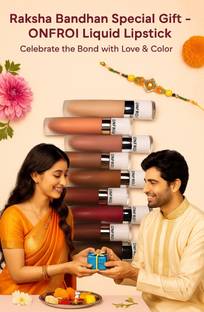 Onfroi Raksha Bandhan Special Edition – Matte Liquid Lipstick Combo Pack (Set of 8)